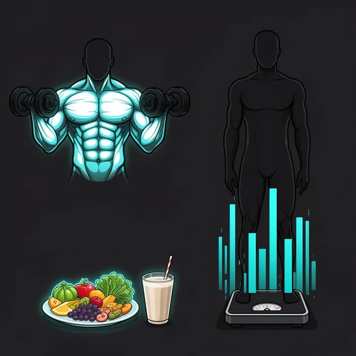 Bodybuilding Tävlingskostplan: Muskeldefinition & Fettförbränning