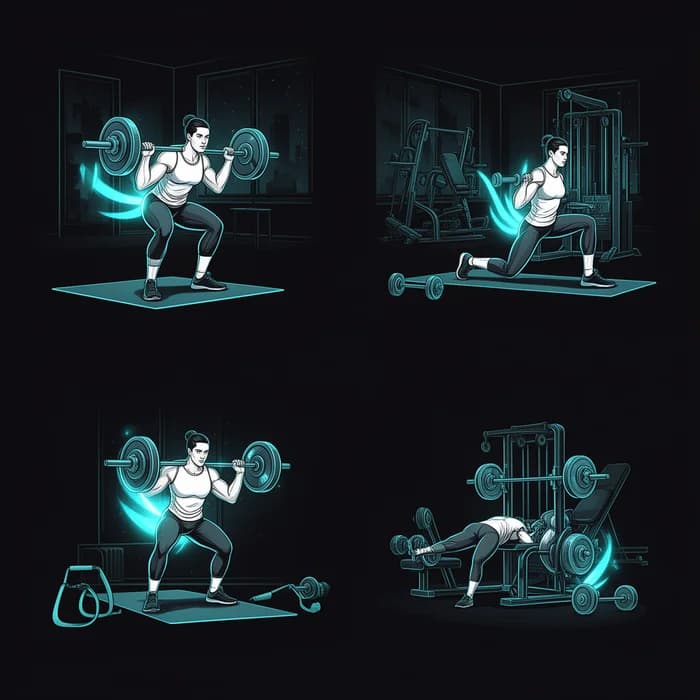 Exercícios Eficazes para Glúteos em Casa e na Academia