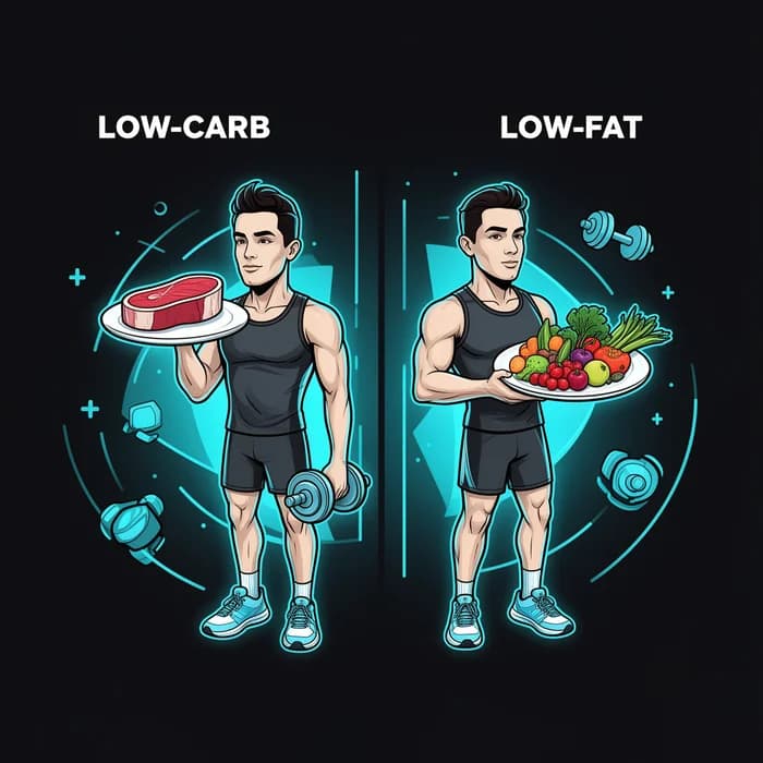Low-Carb vs. Low-Fat: Cea mai bună dietă pentru sportivi